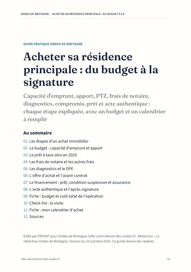 Aperçu de la page 2 de l'ebook Acheter sa résidence principale : du budget à la signature