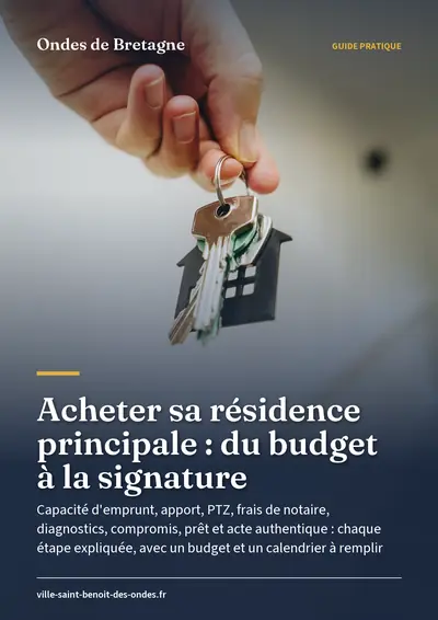 Couverture de l'ebook Acheter sa résidence principale : du budget à la signature