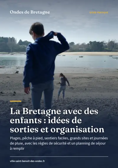 Couverture de l'ebook La Bretagne avec des enfants : idées de sorties et organisation