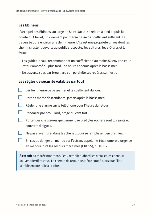 Aperçu de la page 10 de l'ebook Côte d'Émeraude : le carnet de route