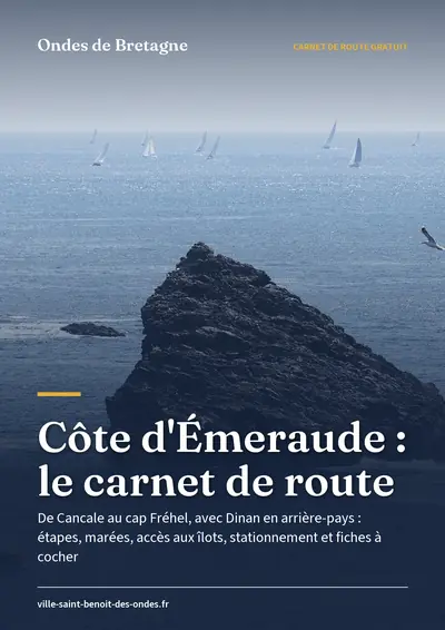 Couverture de l'ebook Côte d'Émeraude : le carnet de route