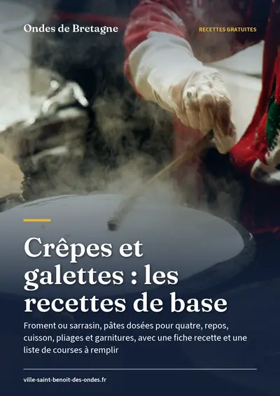 Couverture de l'ebook Crêpes et galettes : les recettes de base