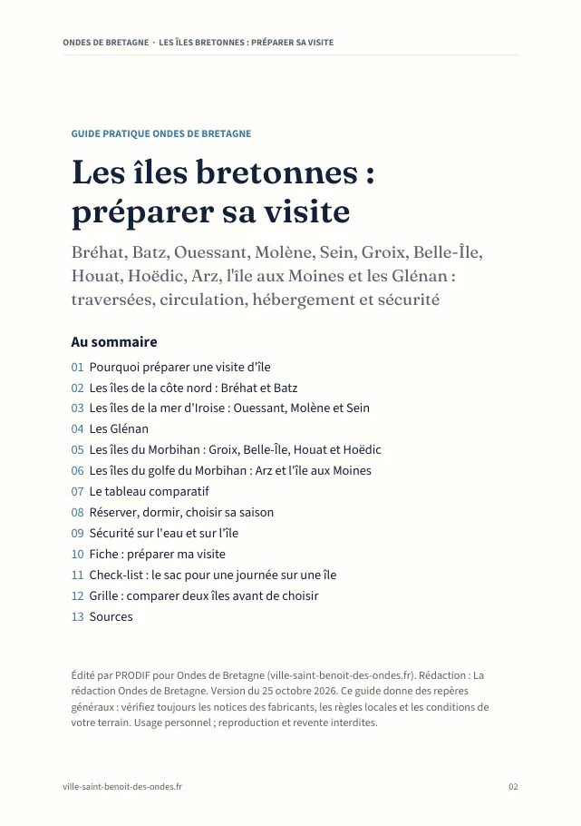 Aperçu de la page 2 de l'ebook Les îles bretonnes : préparer sa visite