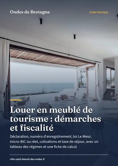 Couverture de l'ebook Louer en meublé de tourisme : démarches et fiscalité