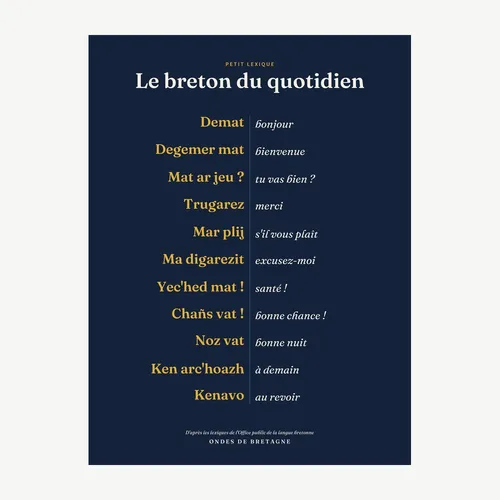 Affiche Le breton du quotidien