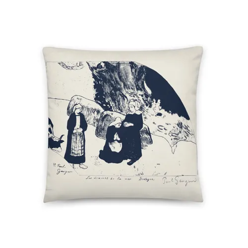 Coussin Ar mor, d'après Gauguin