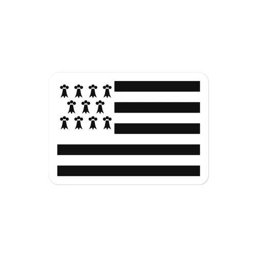 Sticker Gwenn-ha-du, drapeau breton