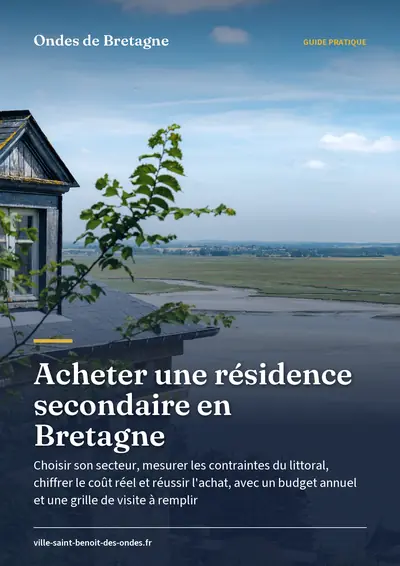 Couverture de l'ebook Acheter une résidence secondaire en Bretagne